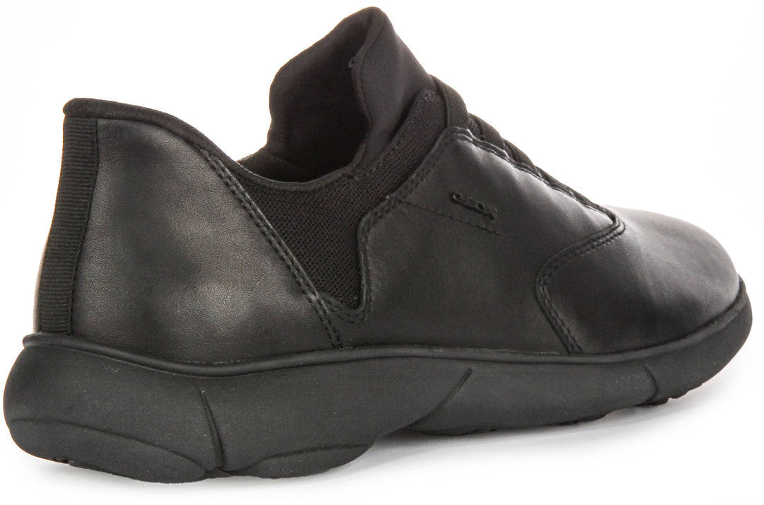 Geox U Nebula F In Black For Men Slip On Comfort Shoes