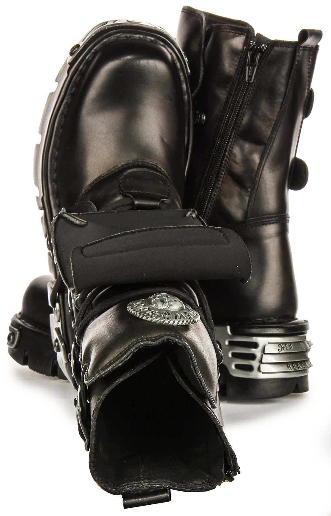 Newrock 389 Reactor Pocket 90s Boot In Black