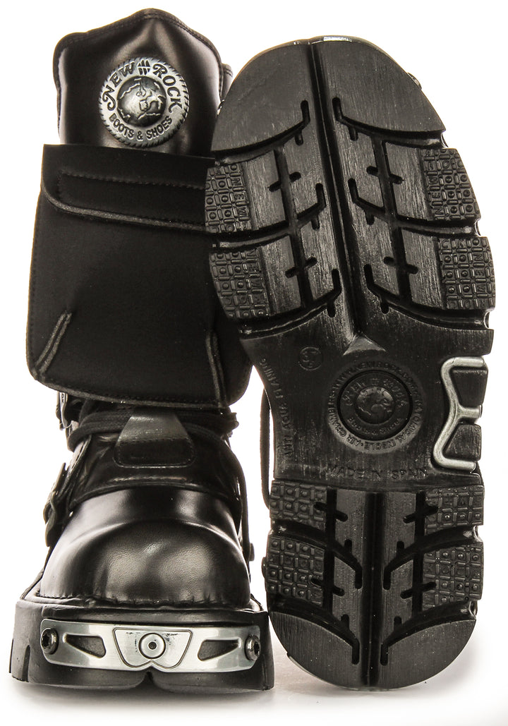 Newrock 389 Reactor Pocket 90s Boot In Black