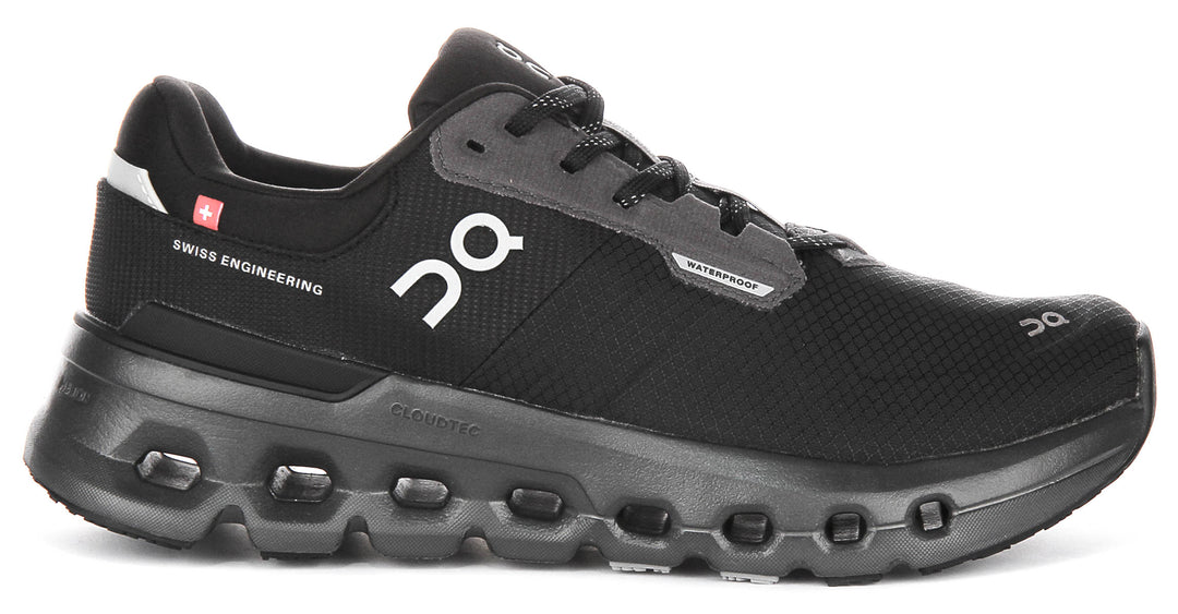 On Running Cloudrunner Waterproof Black For Men Trainers