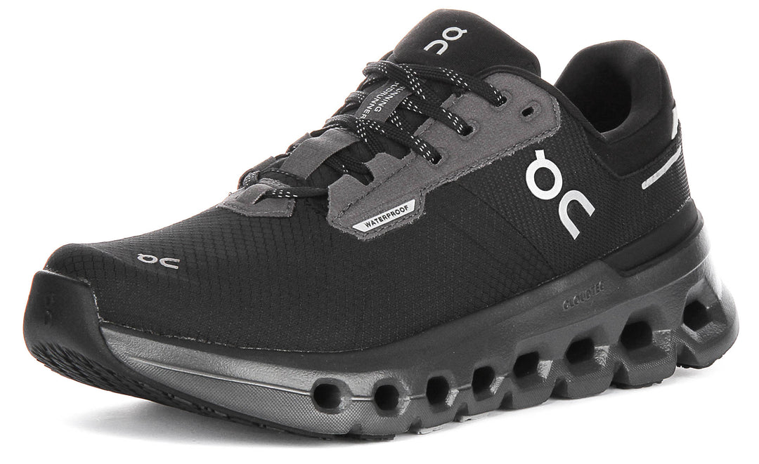 On Running Cloudrunner 2 Waterproof In Black For Men