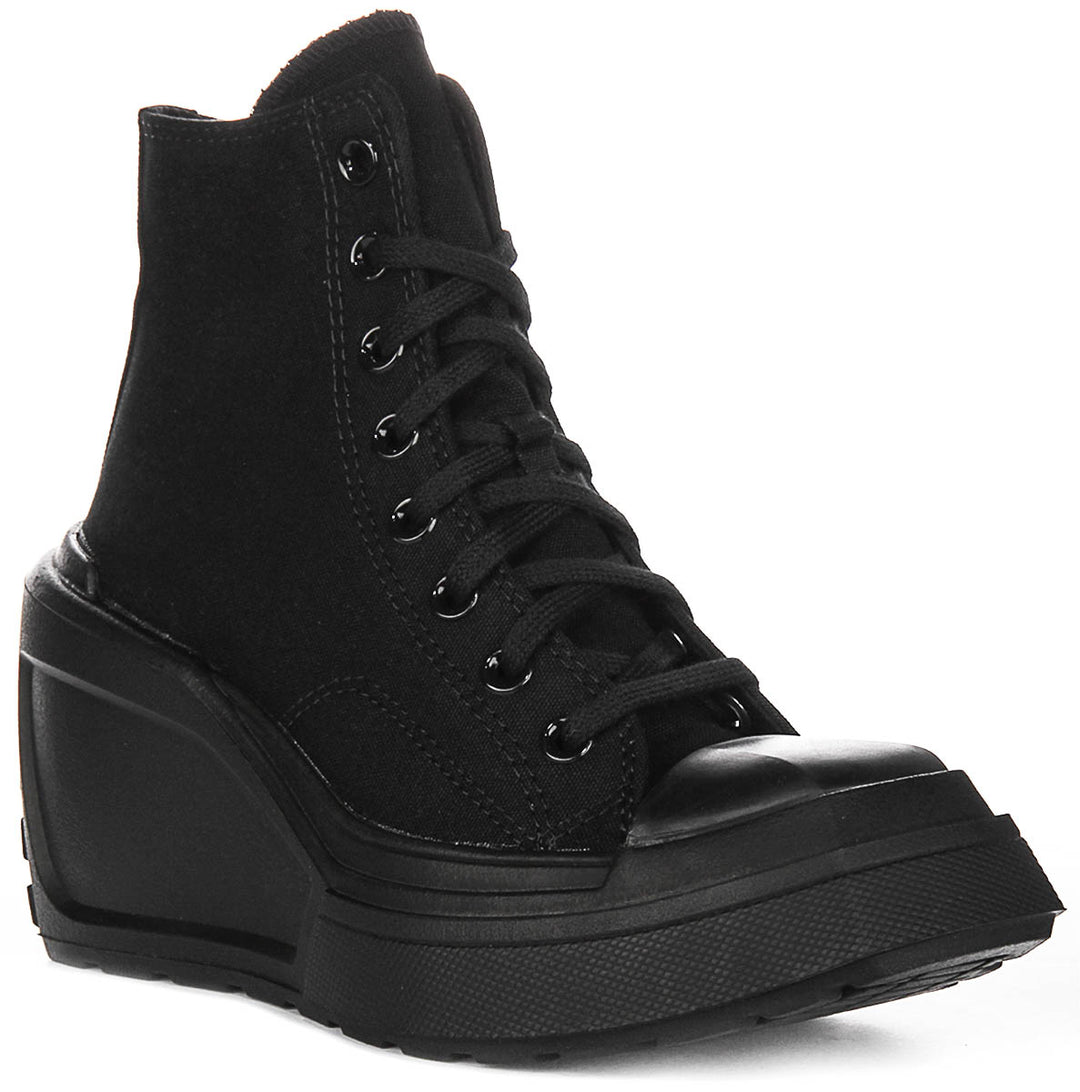 Converse A08094C Chuck 70 De Luxe In Black For Women Wedge Heel