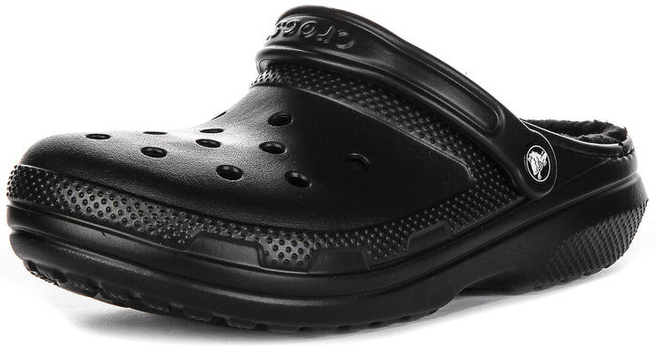 Crocs Classic Lined Clog In Black