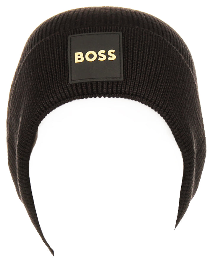 Boss Foxxy R In Black Beannie Hat