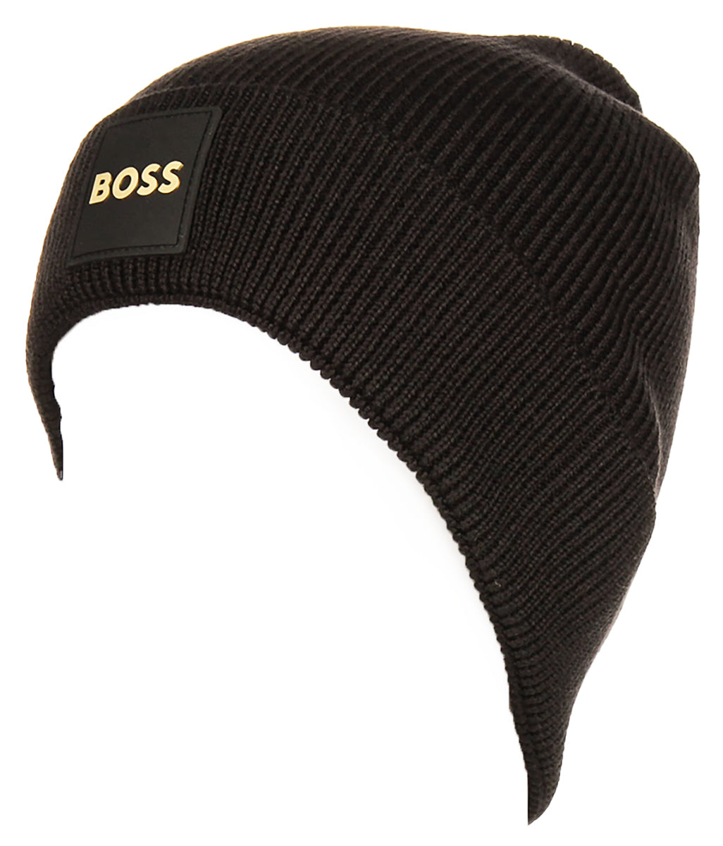 Boss Foxxy R In Black Beannie Hat