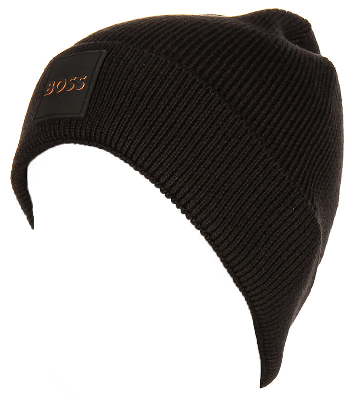 Boss Foxxy R In Black Orange Beanie