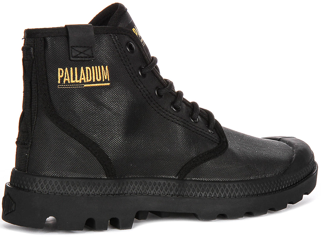 Palladium Pampa Hi Coated In Black