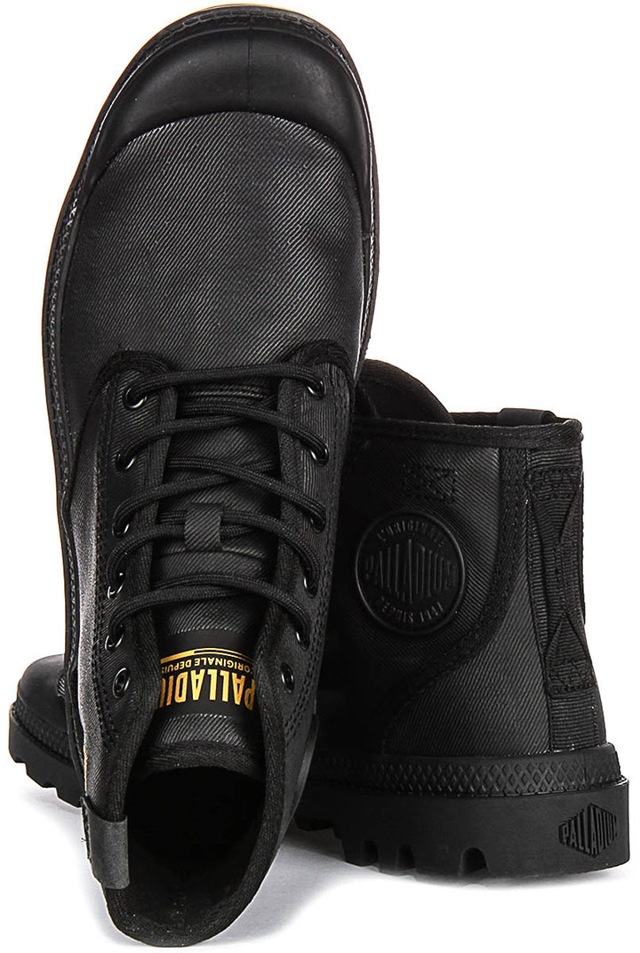 Palladium Pampa Hi Coated In Black