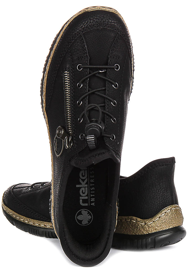 Rieker N3267-01 In Black For Women