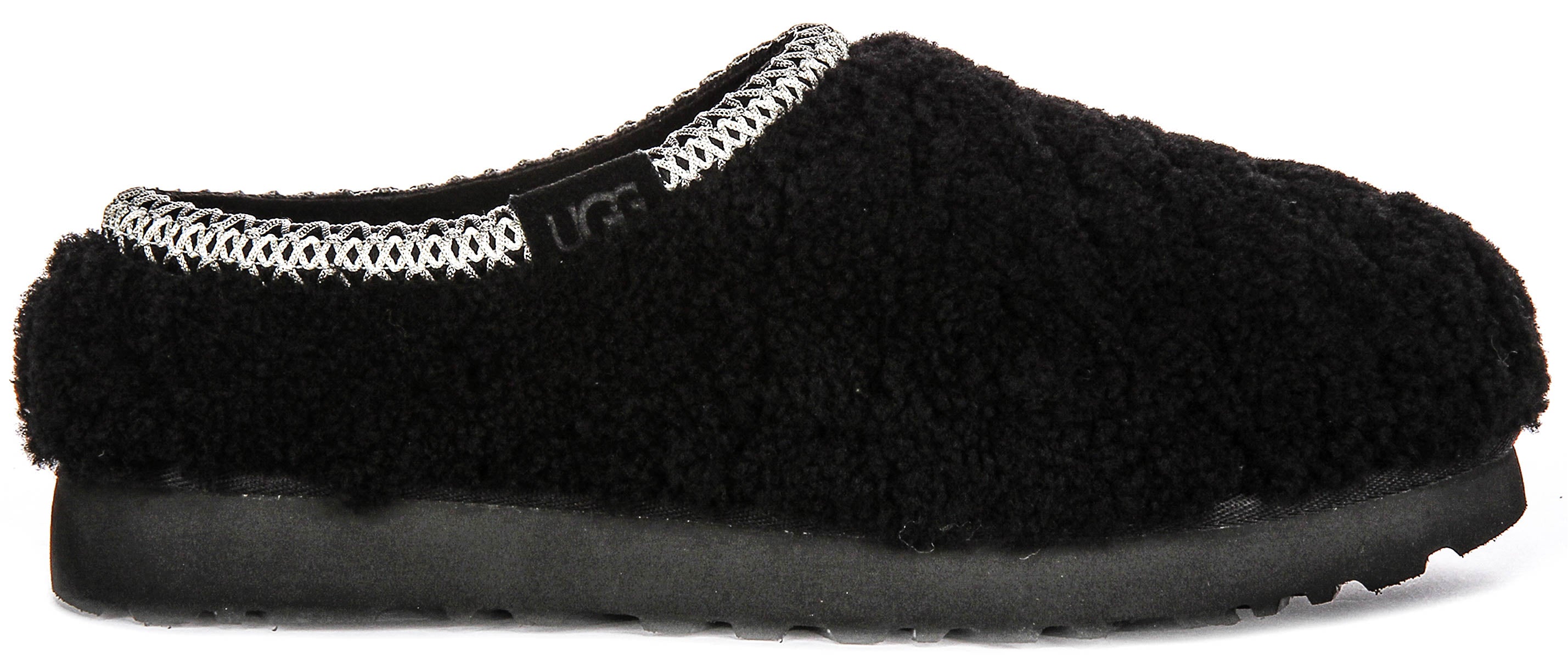 Ugg Australia Tasman Maxi Curly In Black For Women | Warm Shoes