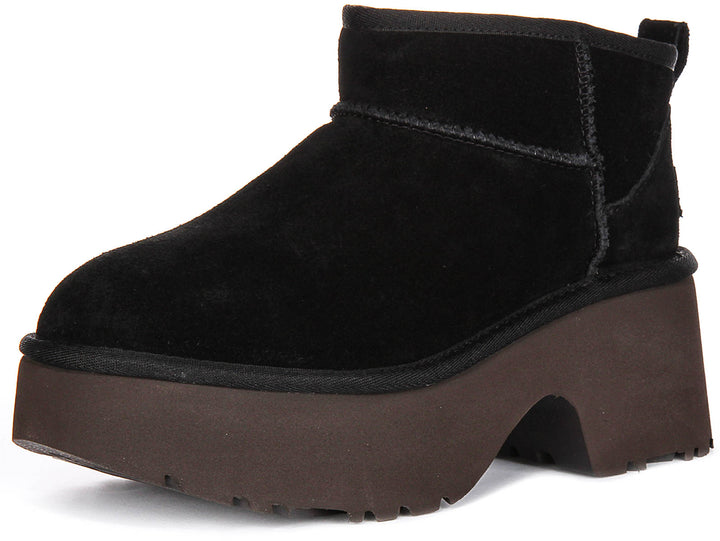 Ugg Australia Ultra Mini Heel In Black For Women