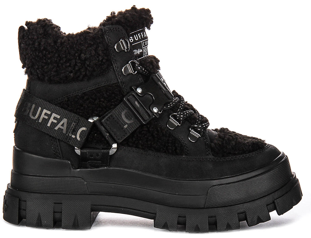 Buffalo Aspha Com1 Warm In Black For Women