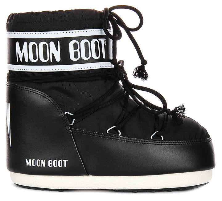 Moon Boot Icon Low Nylon In Black For Women