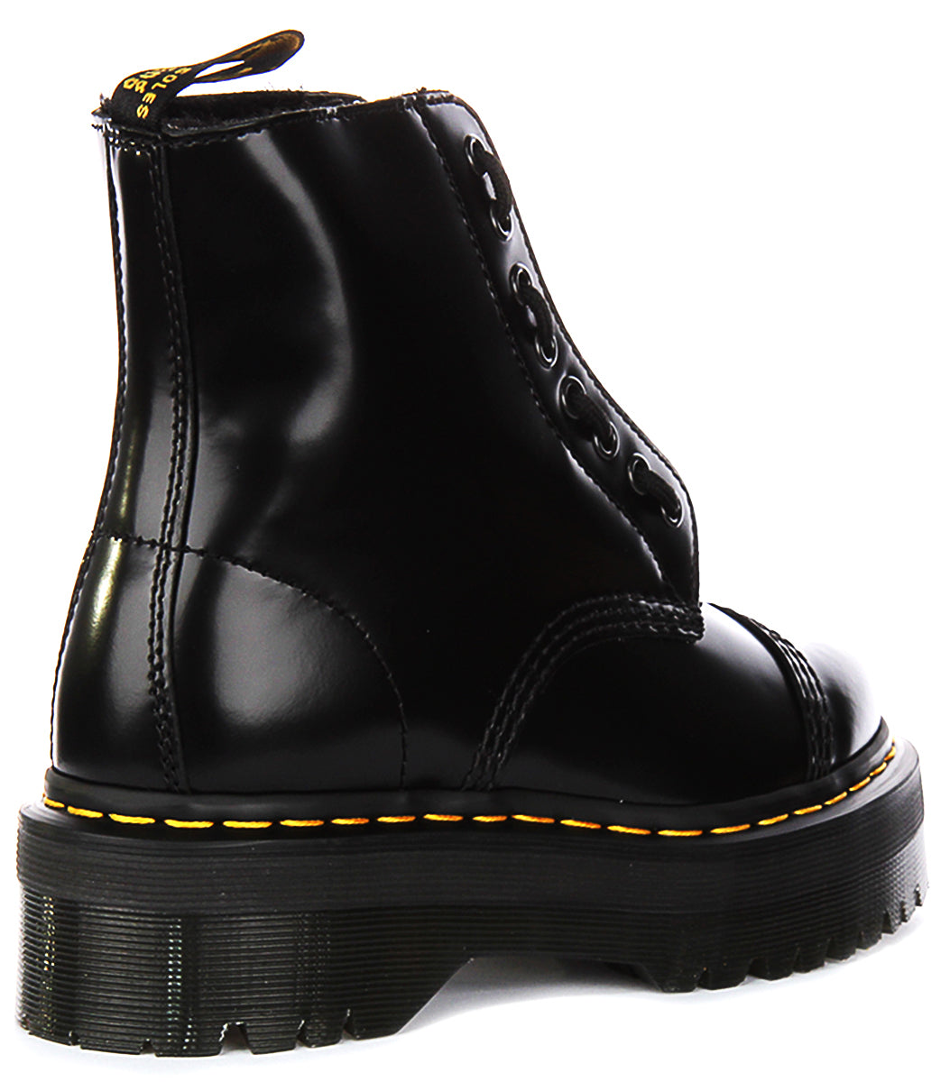 Dr Martens Sinclair Fur Lined In Black For Women