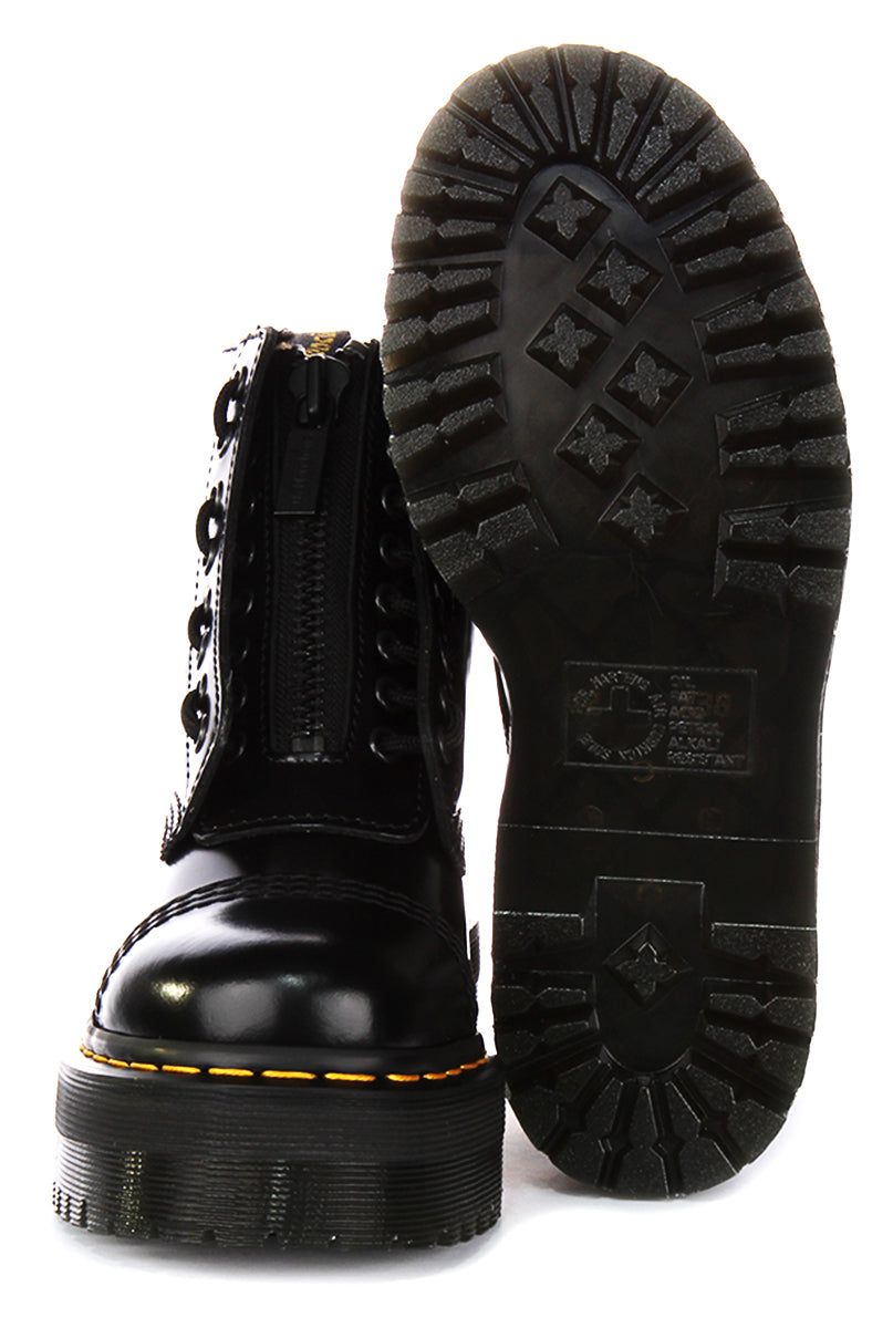 Dr Martens Sinclair Fur Lined In Black For Women