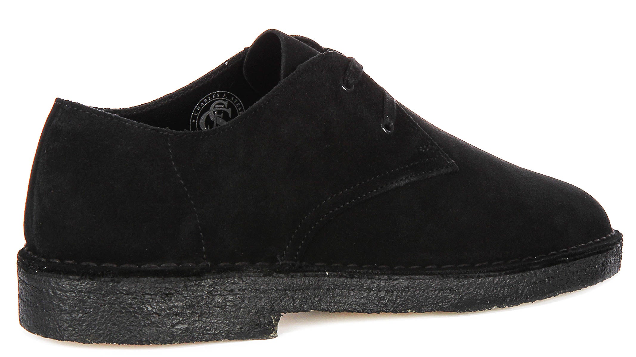 Clarks Desert Khan In Black For Men | Meld Archival Design Suede