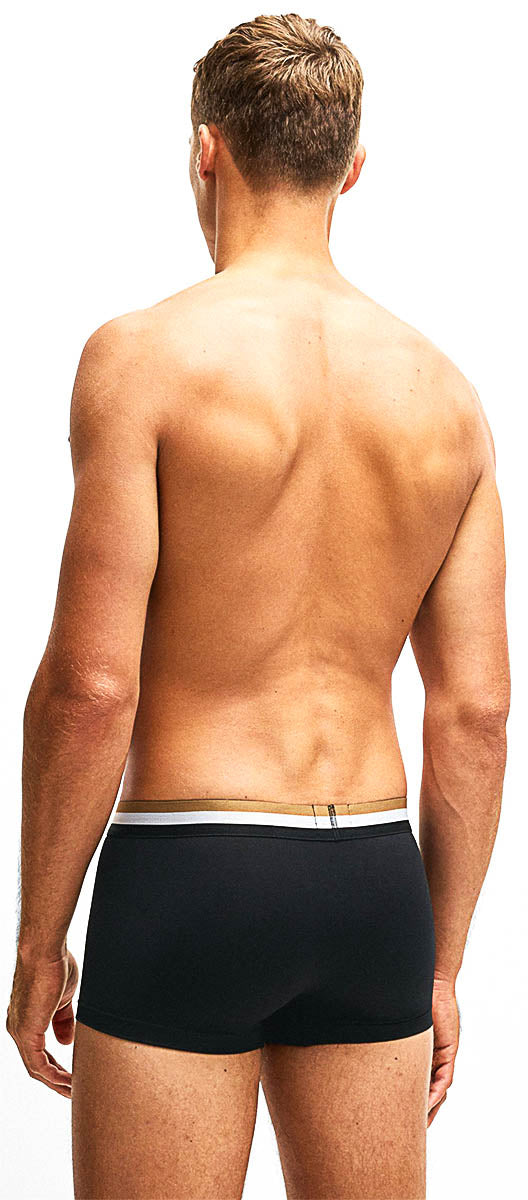 Boss Trunk 3 Pack Boxers Motion In Black For Men