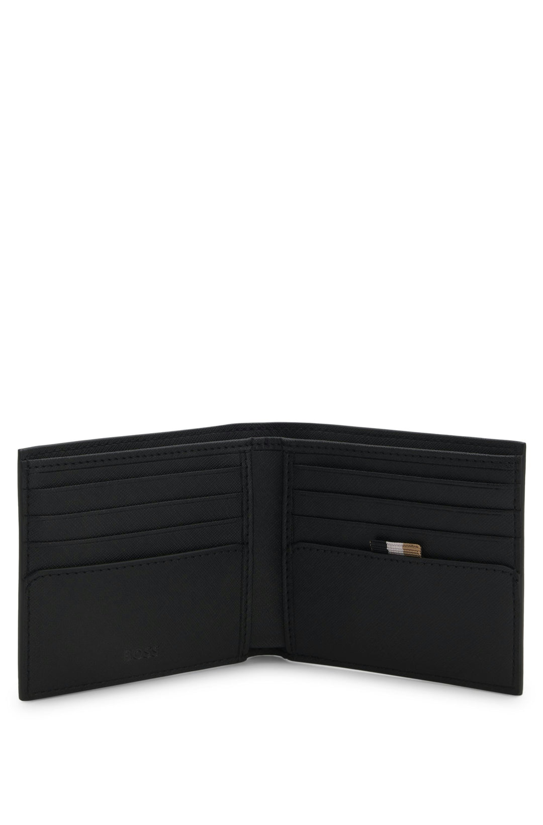 Boss Zair N 8 Card Holder Wallet In Black For Men