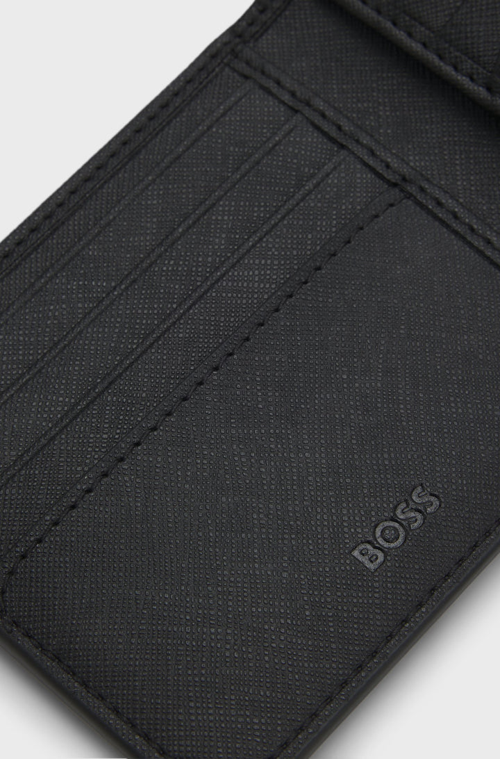 Boss Zair N 8 Card Holder Wallet In Black For Men