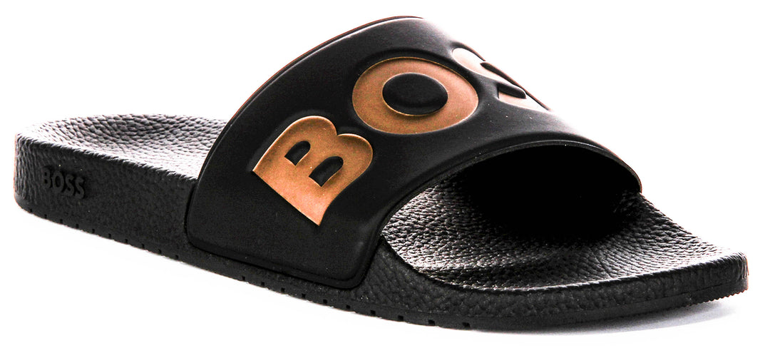 Boss Timein Slide In Black Para Hombre