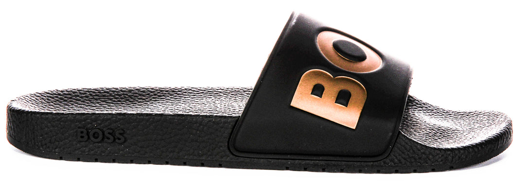 Boss Timein Slide In Black Para Hombre