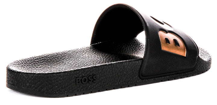 Boss Timein Slide In Black Para Hombre