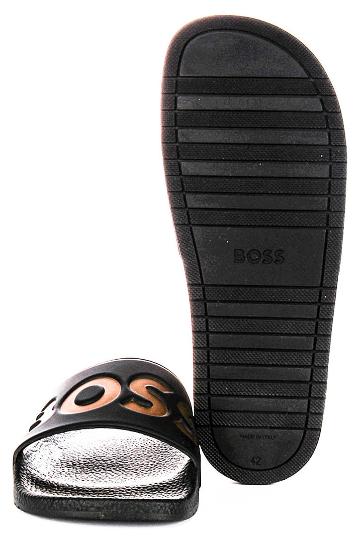 Boss Timein Slide In Black Para Hombre