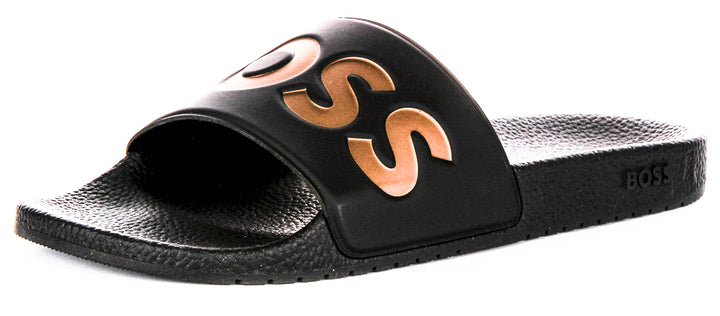 Boss Timein Slide In Black Para Hombre