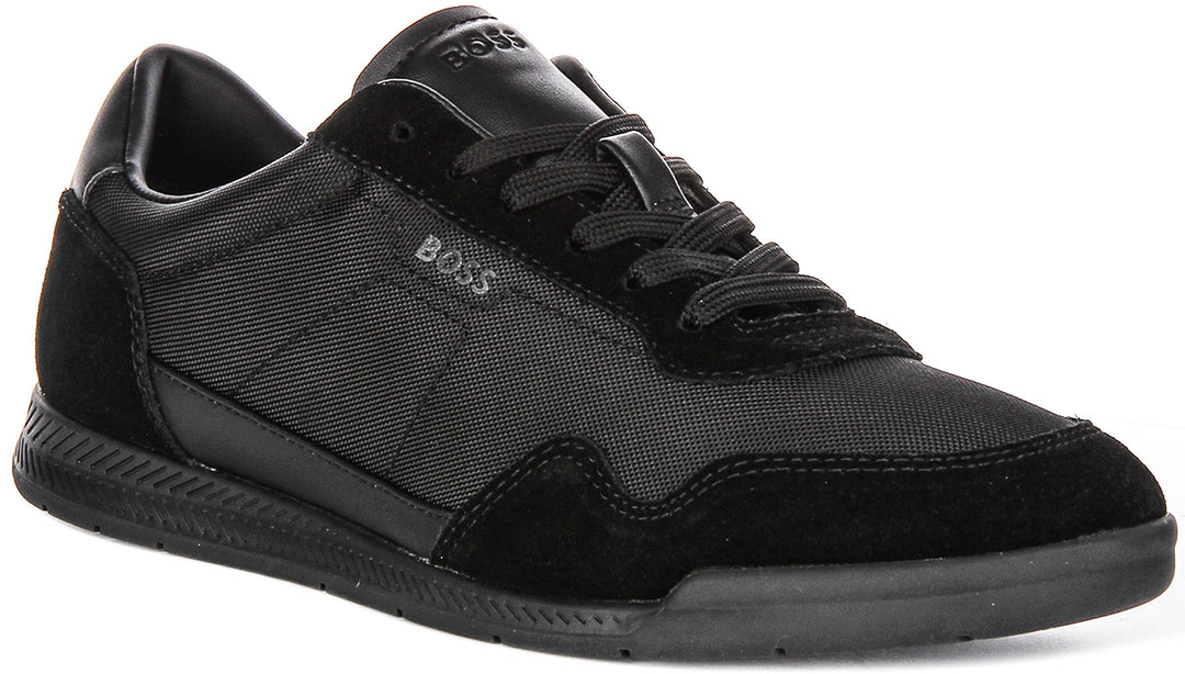 Boss Titanium Sneaker In Black For Men