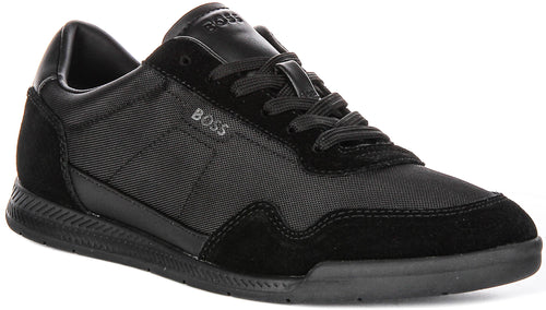 Boss Titanium Sneaker In Black For Men
