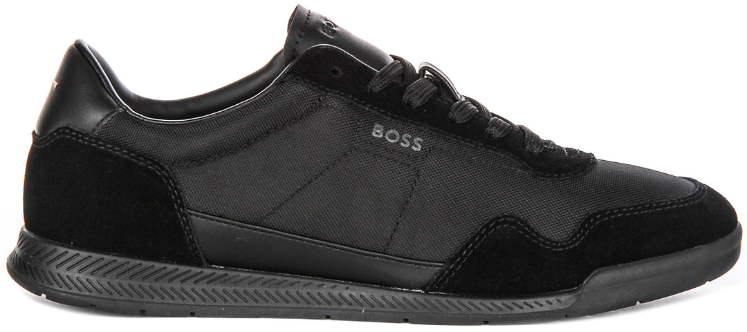 Boss Titanium Sneaker In Black For Men