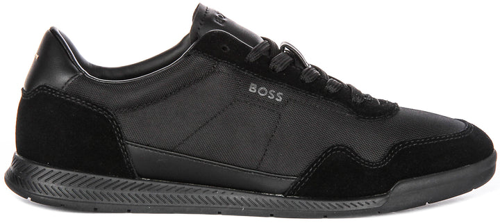 Boss Titanium Sneaker In Black For Men