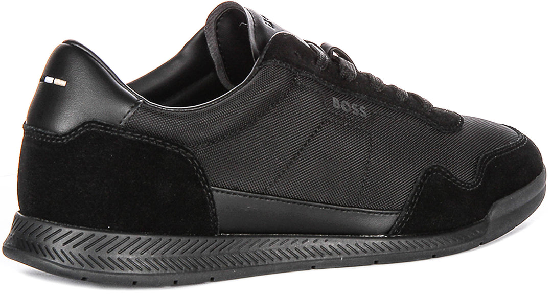 Boss Titanium Sneaker In Black For Men