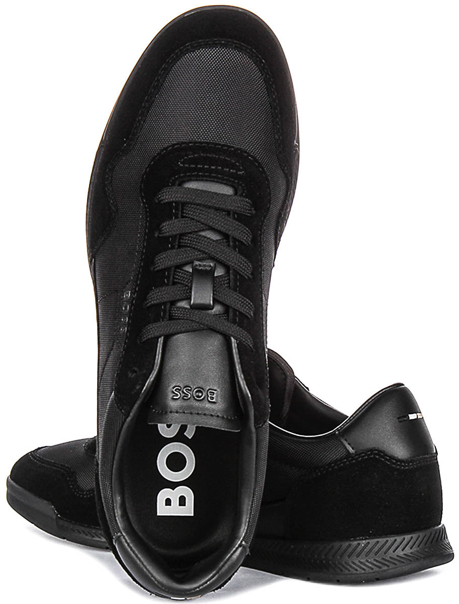 Boss Titanium Sneaker In Black For Men