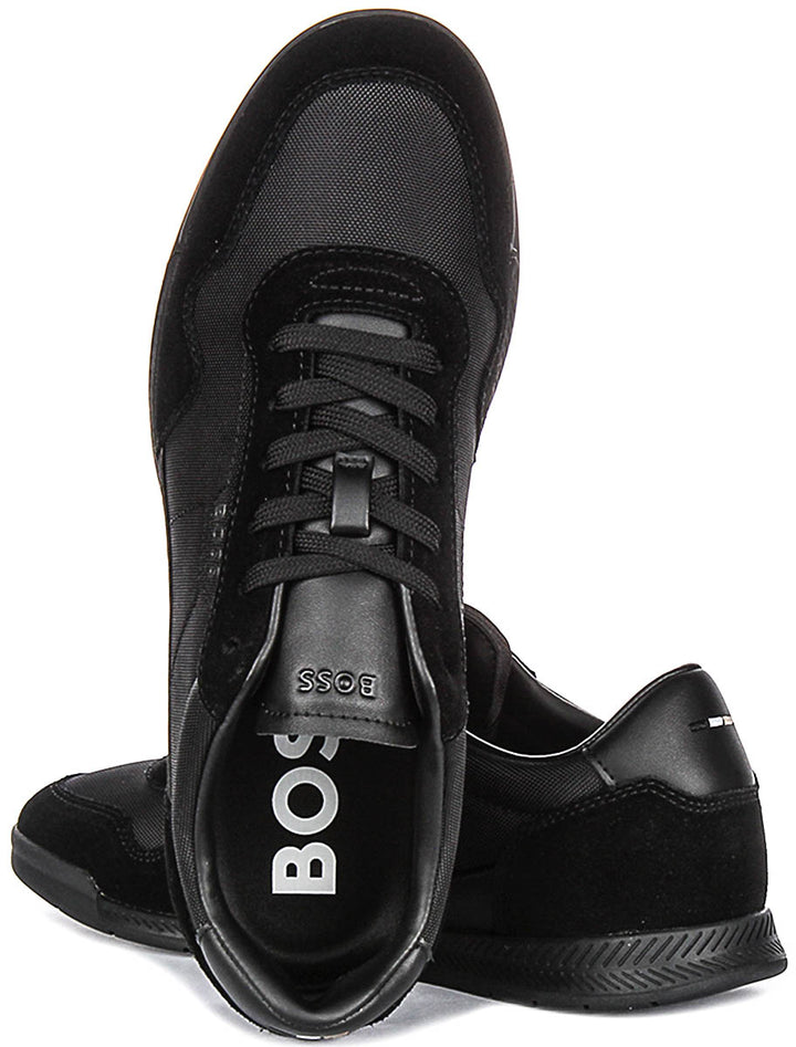 Boss Titanium Sneaker In Black For Men