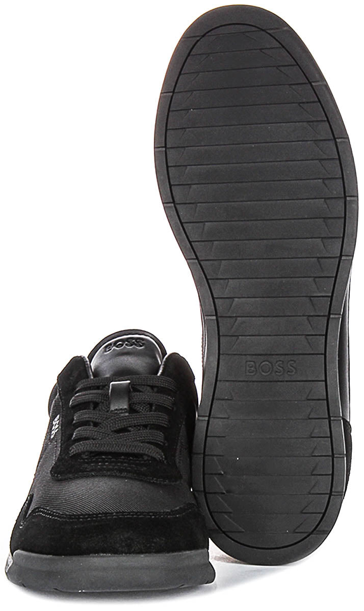 Boss Titanium Sneaker In Black For Men