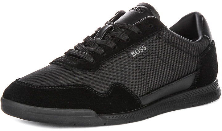 Boss Titanium Sneaker In Black For Men