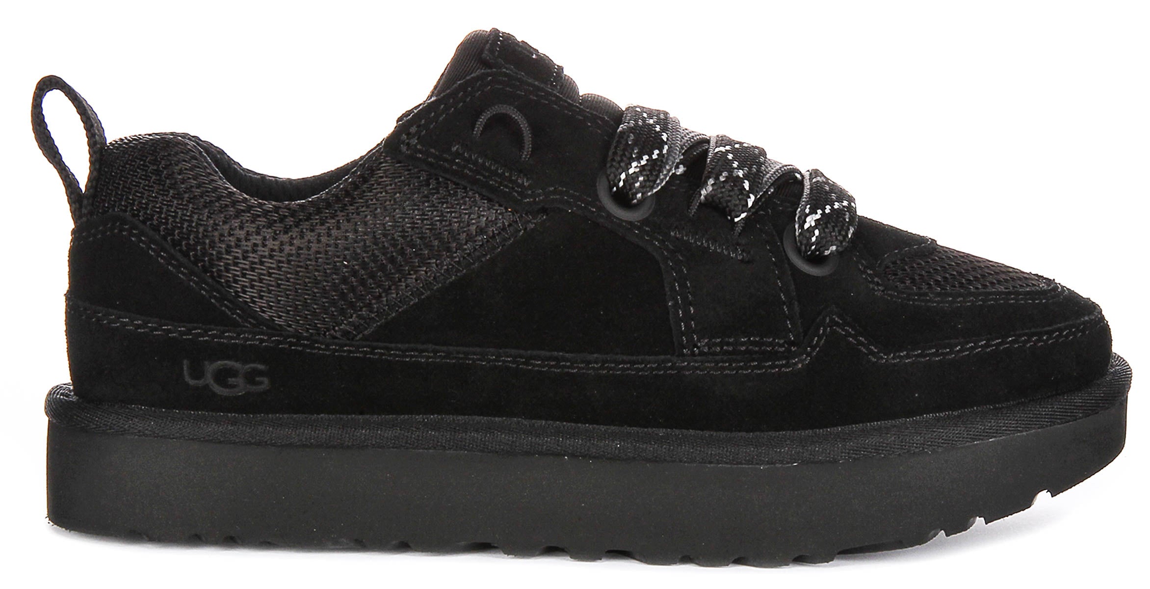 UGG W LO LOWMEL ブラック 25cm 新品未使用 Ugg Australia Lowmel In Black For Women | Flat Lace Heel Strap