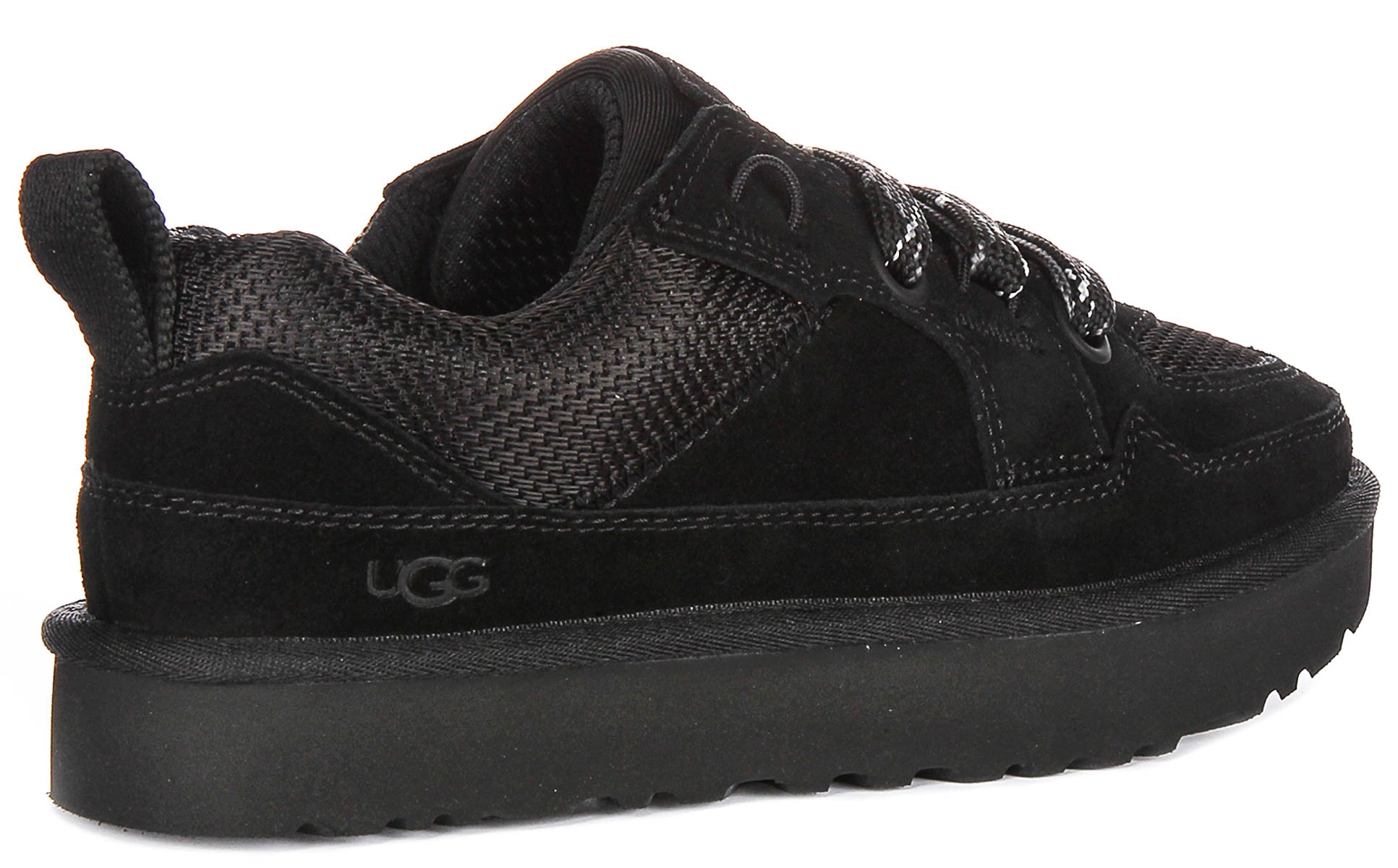 Ugg Australia Lowmel In Black For Women | Flat Lace Heel Strap