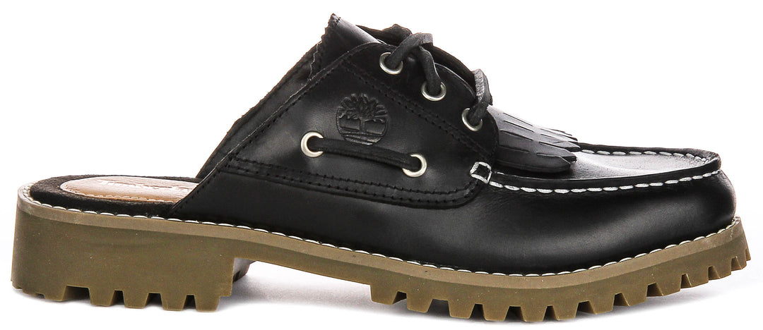 Timberland Noreen Mule Boat shoes A4198 In Black For Women