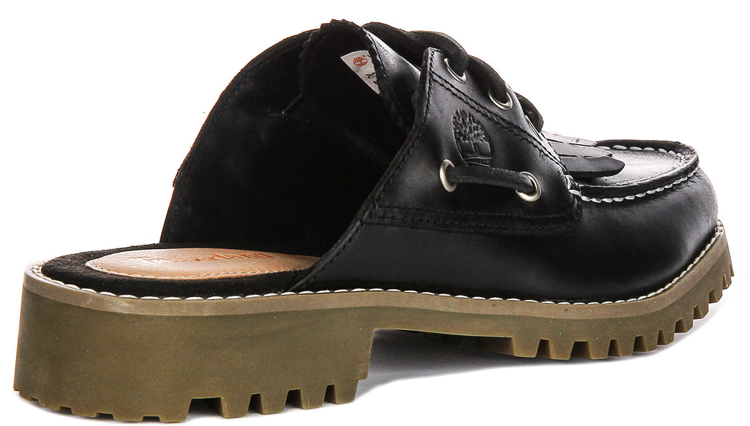 Timberland Noreen Mule Boat shoes A4198 In Black For Women