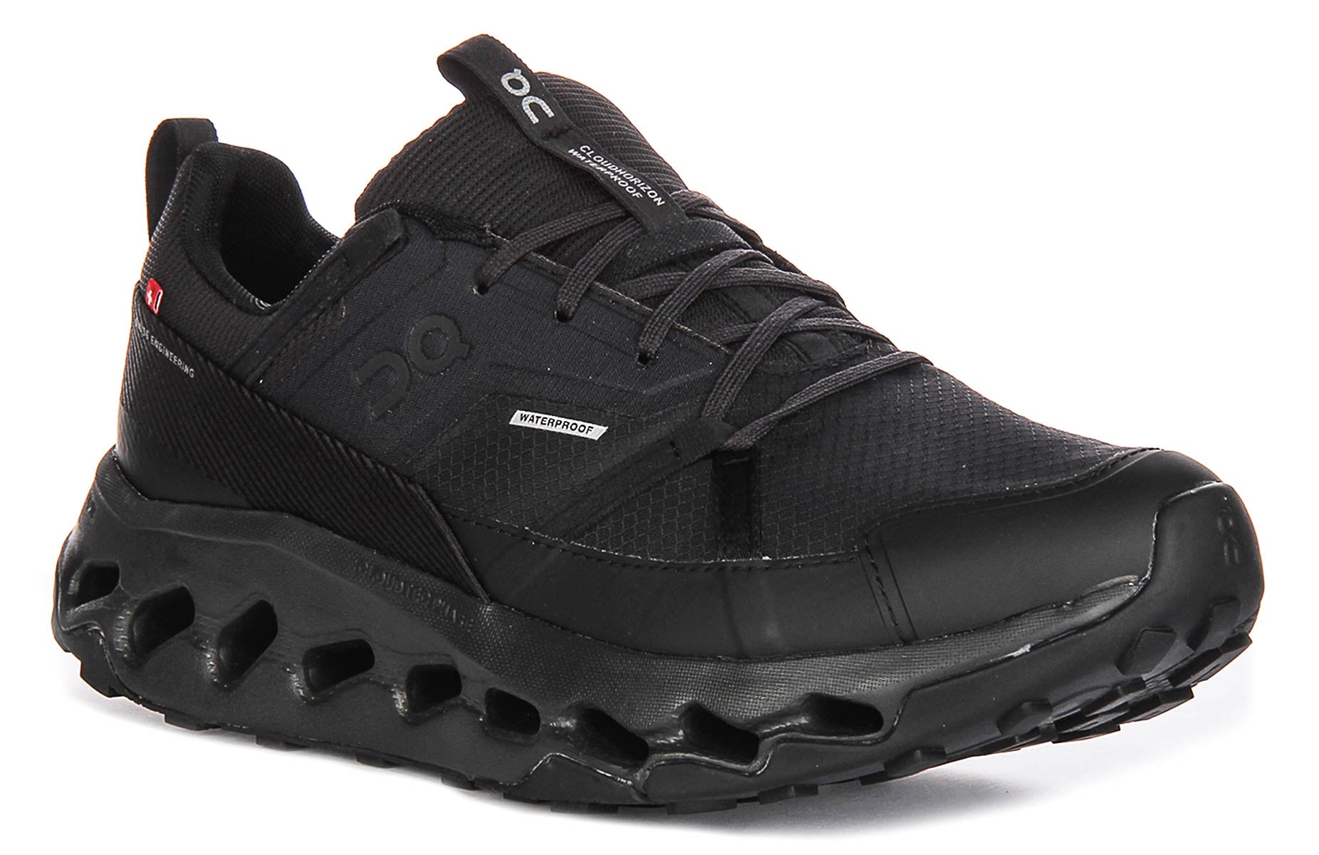 On Running Cloudhorizon Waterproof In Black For Men | Hiking Shoe