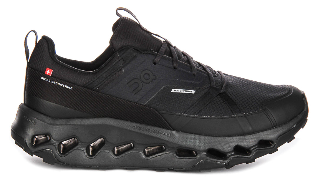 On Running Cloudhorizon Waterproof In Black For Men