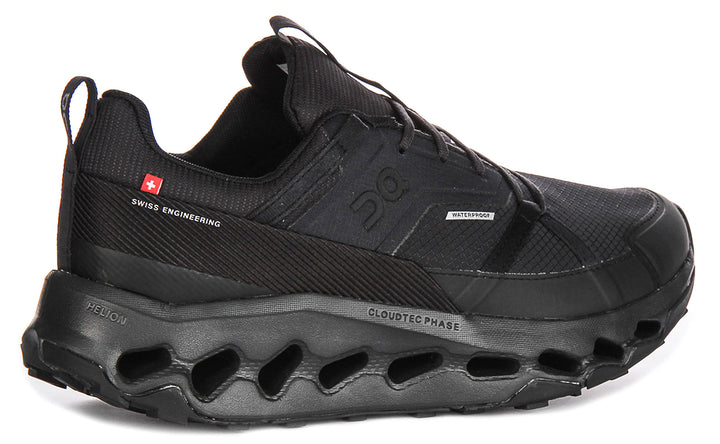 On Running Cloudhorizon Waterproof In Black For Men