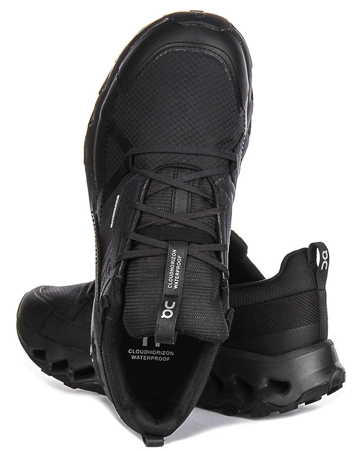 On Running Cloudhorizon Waterproof In Black For Men