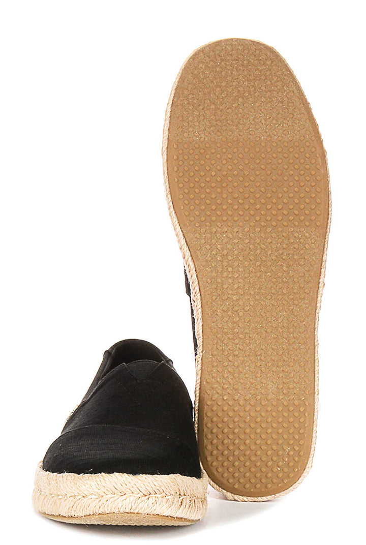 Toms Alpargata Rope 2.0 In Black For Women