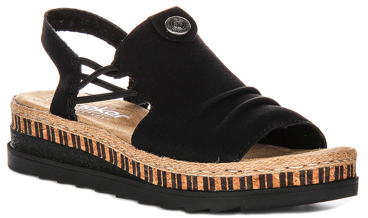 Rieker V7972-00 In Black For Women