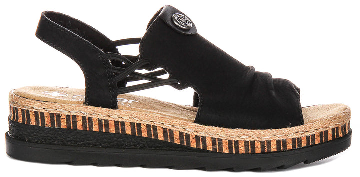 Rieker V7972-00 In Black For Women