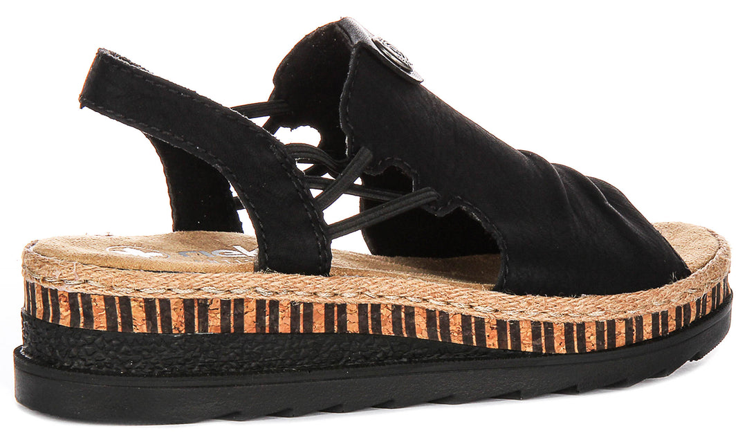 Rieker V7972-00 In Black For Women