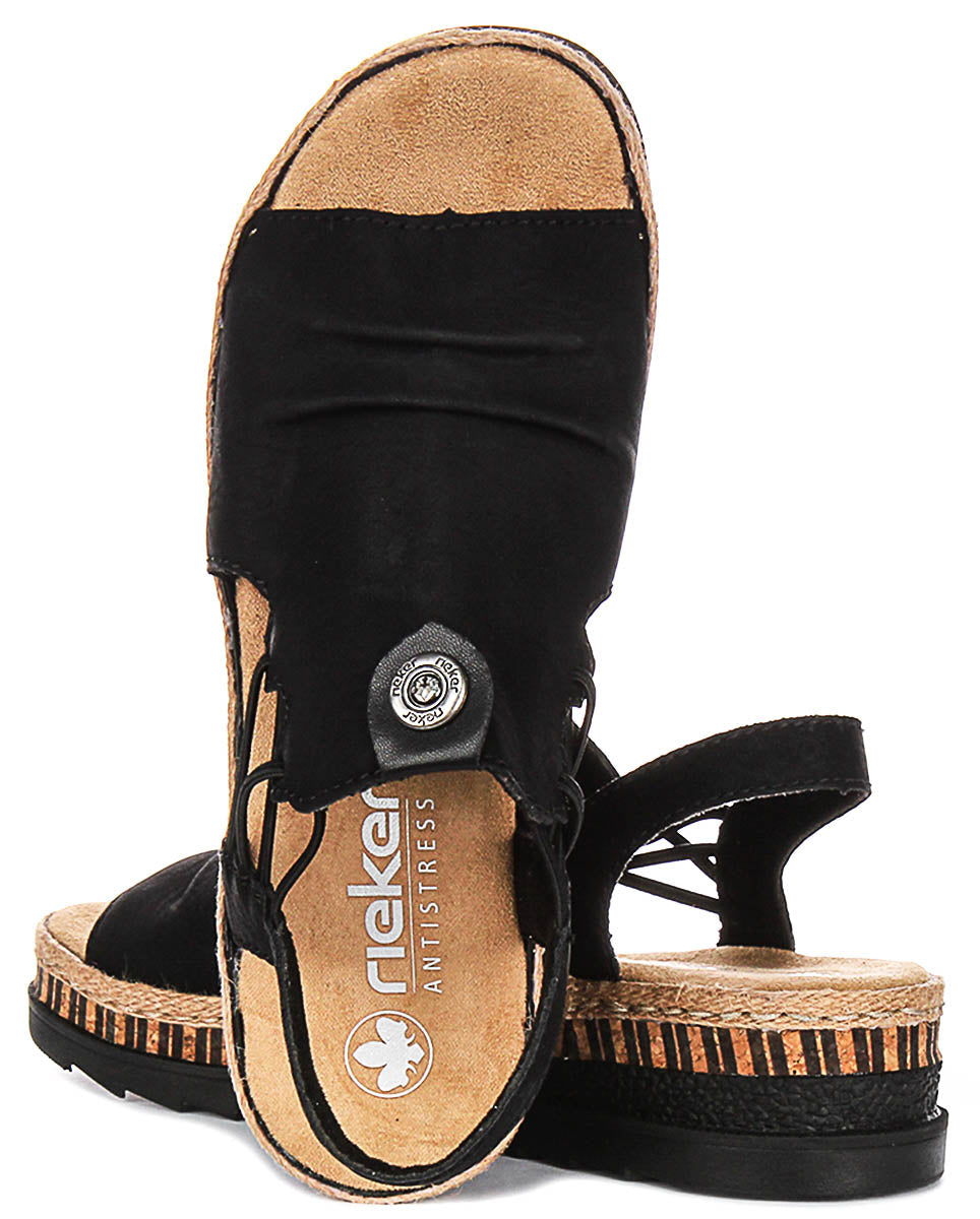 Rieker V7972-00 In Black For Women